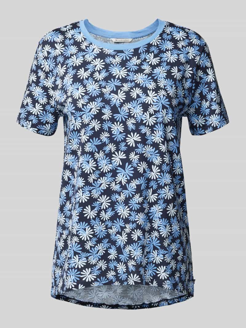 Tom Tailor Denim Comfort fit T-shirt van puur katoen met all-over print