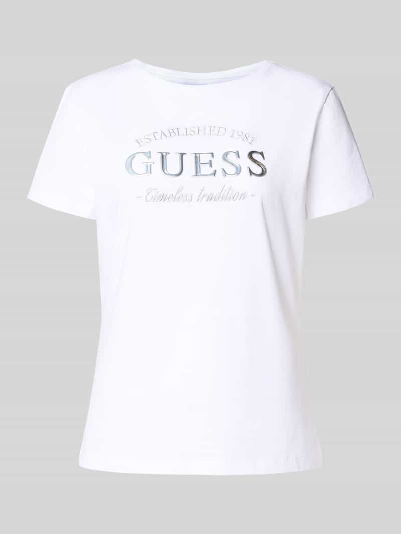 Guess Activewear T-shirt met labeldetail model 'NINA'