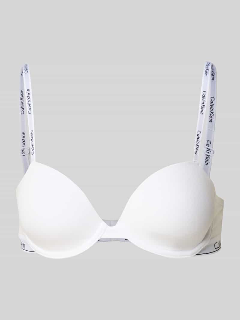 Calvin Klein Underwear Beha met spaghettibandjes met label model 'Demi'