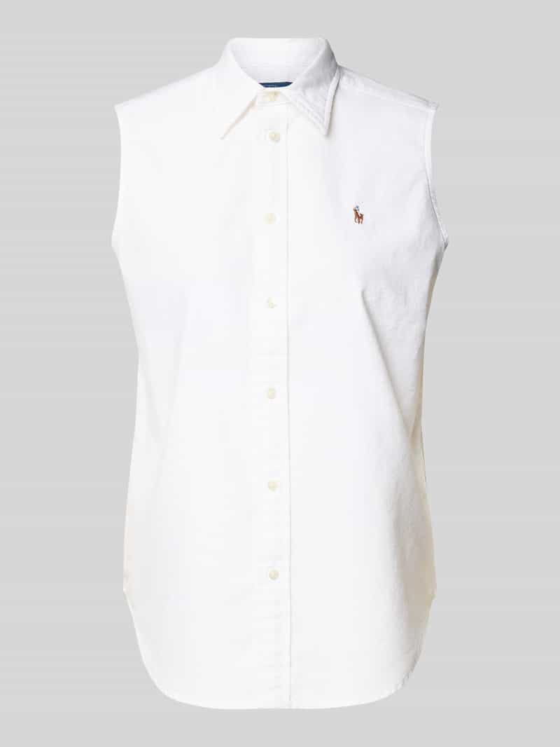 Polo Ralph Lauren Regular fit blousetop met logostitching