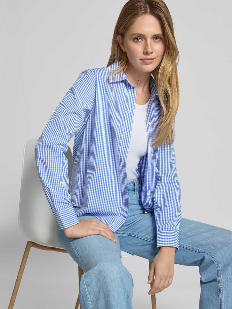 Gant Regular fit overhemdblouse met labelstitching
