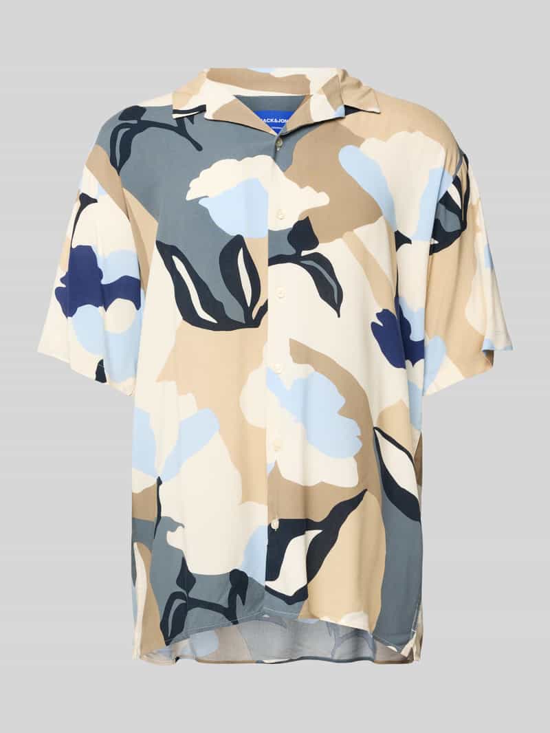 jack & jones Regular fit vrijetijdsoverhemd met resortkraag model 'LUKE'