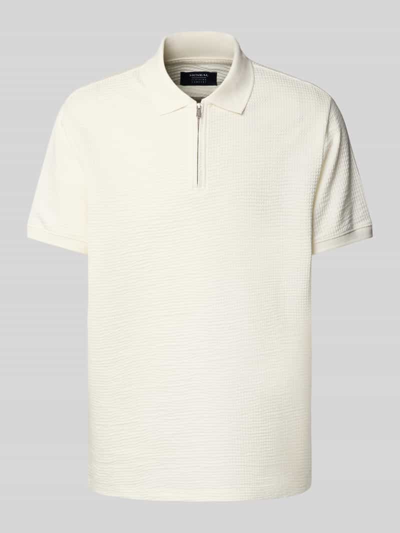 MCNEAL Poloshirt met korte ritssluiting