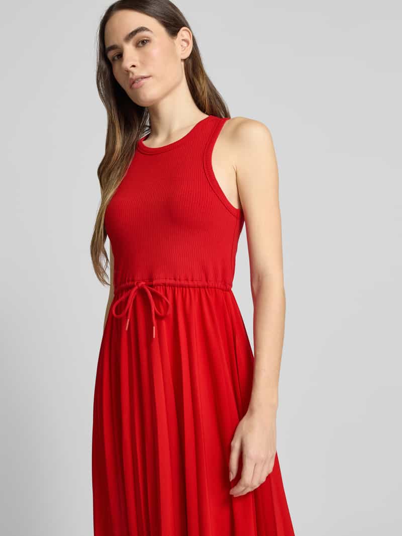 Tommy Hilfiger Midi-jurk met ronde hals