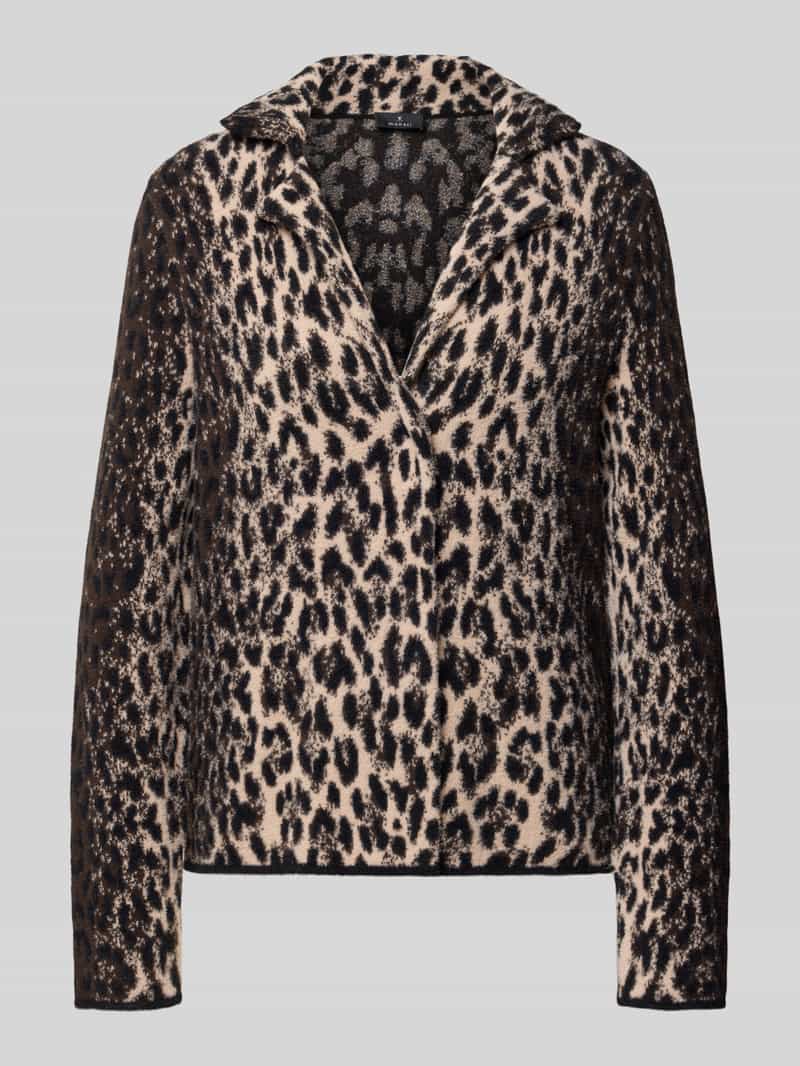 Monari Gebreid jack in all-over look