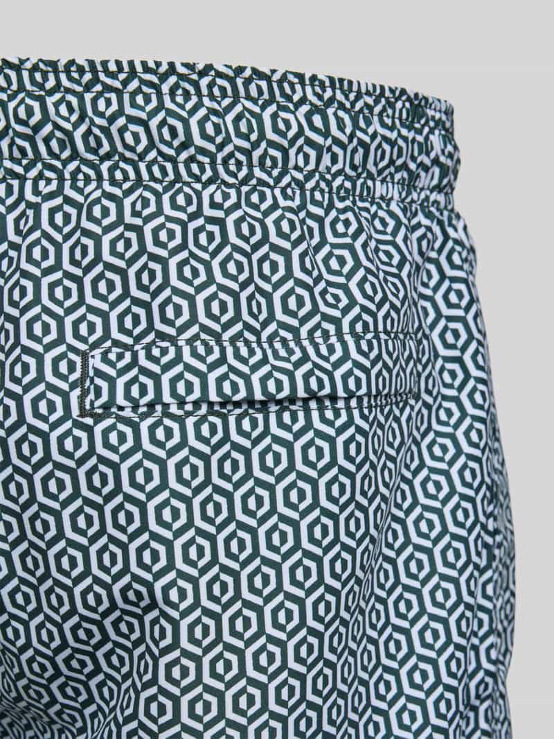 Shiwi Regular fit zwembroek met labelpatch model 'Mike'