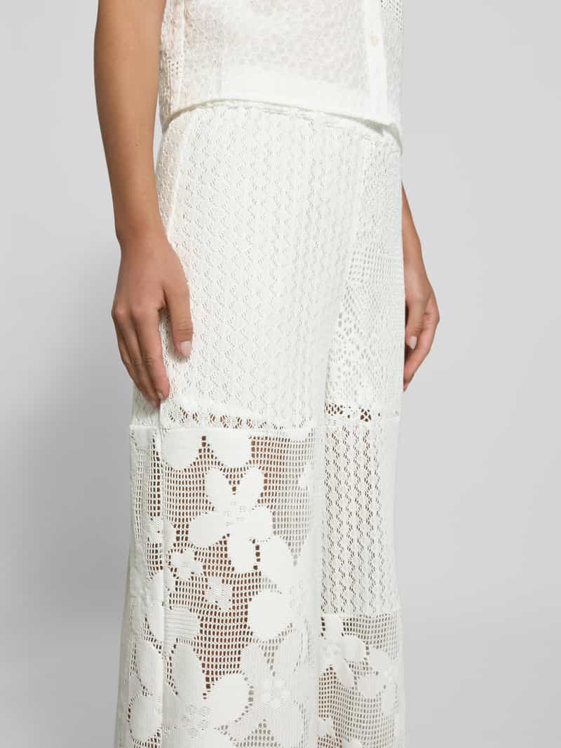 OH APRIL Broek van gehaakt kant met elastische band