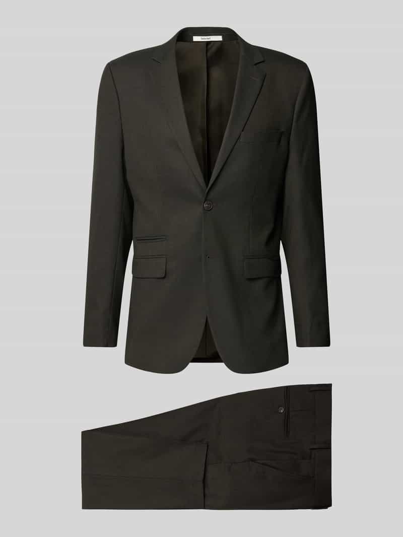 Selected Homme Slim fit pak met wol model 'NEIL'