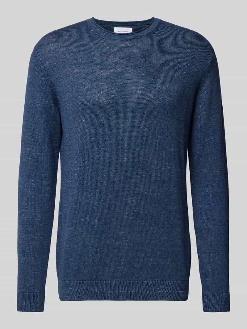BALDESSARINI Gebreide pullover met linnen model 'Kevin'