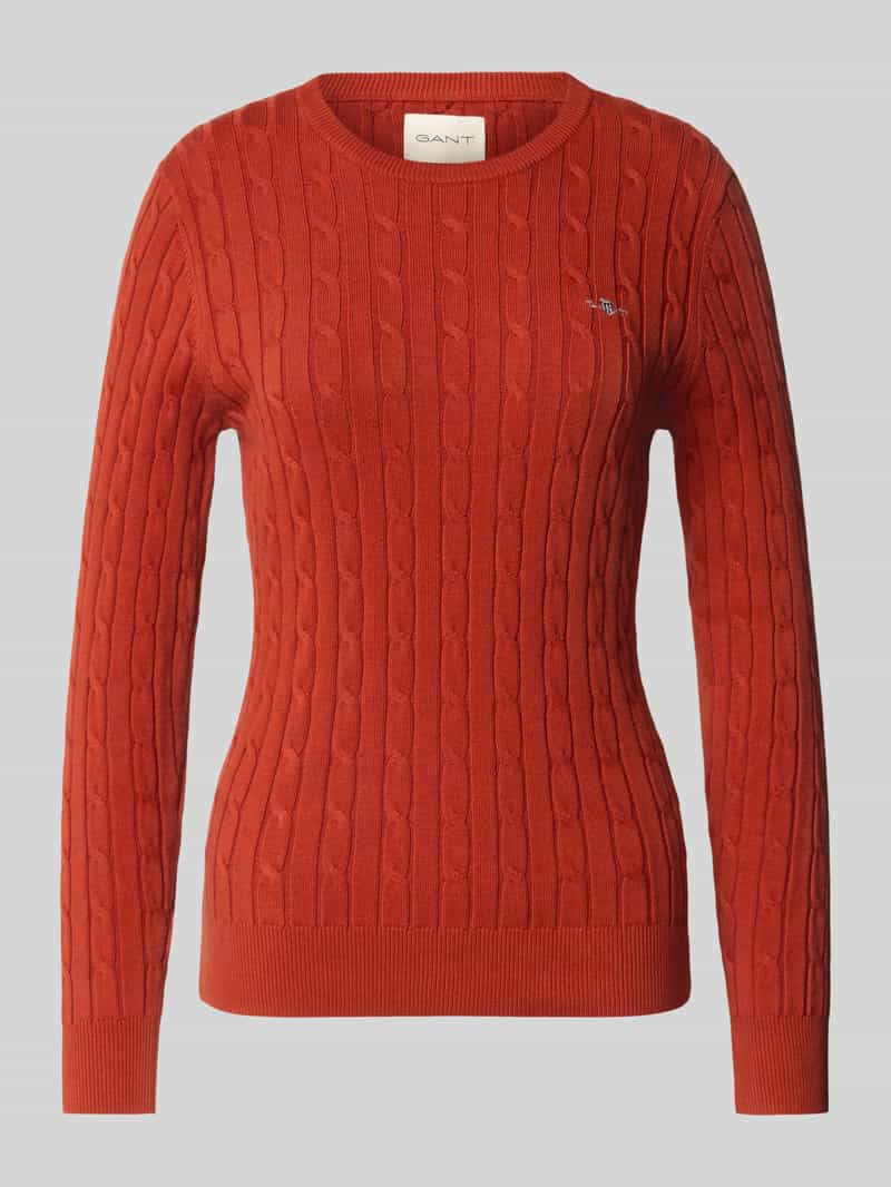Gant Gebreide pullover met ribboorden