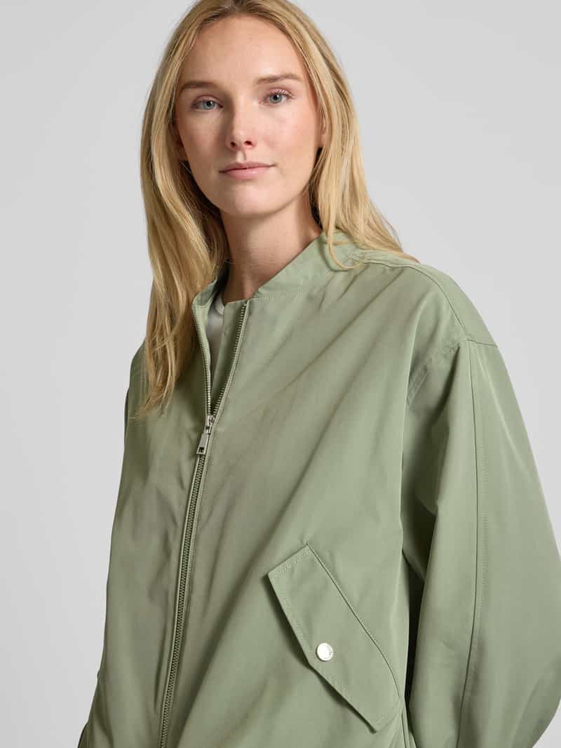 s.Oliver RED LABEL Relaxed fit blouson met plooidetails