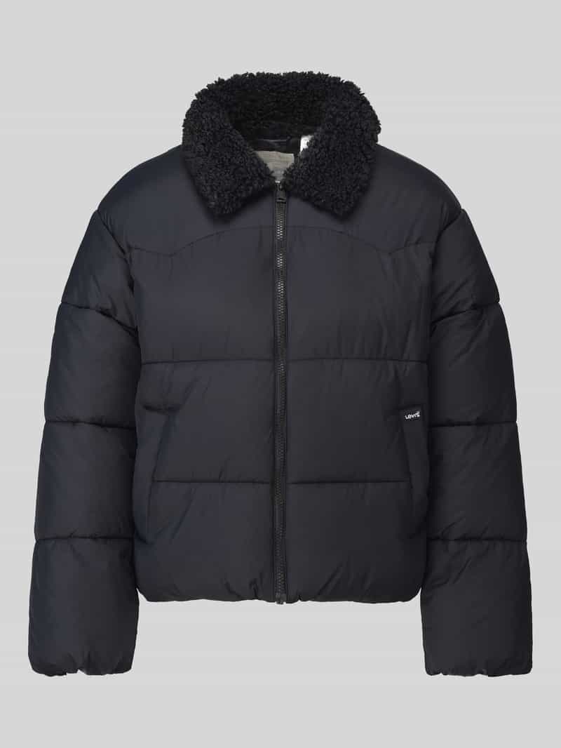 Levi's Gewatteerd jack met teddy kraag