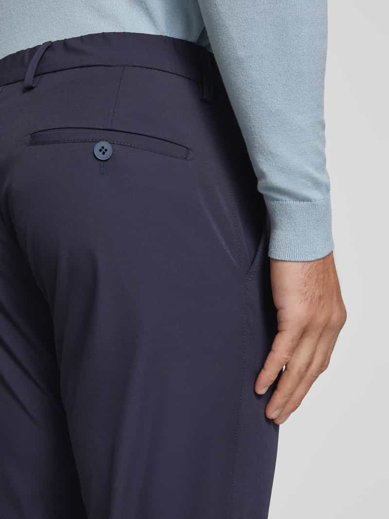 Roy Robson Slim fit chino met bandplooien