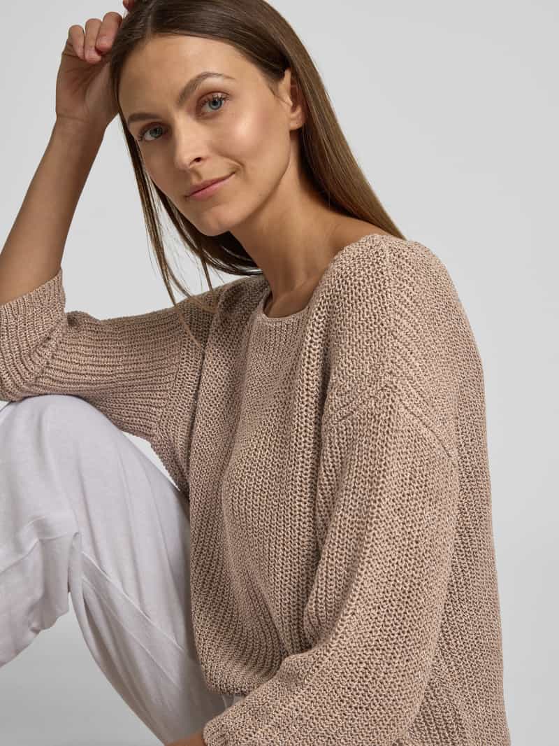 Betty Barclay Gebreide pullover met 3 4-mouwen