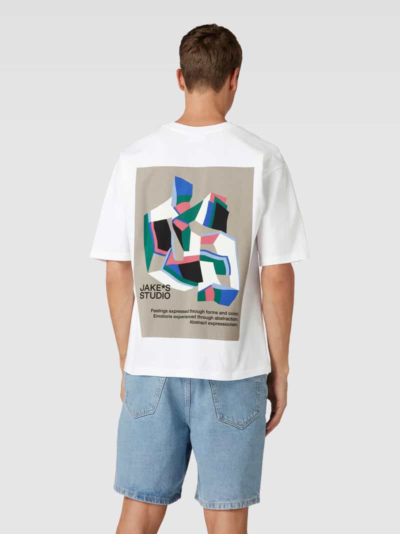 T-shirt met ronde hals JAKE*S STUDIO MEN