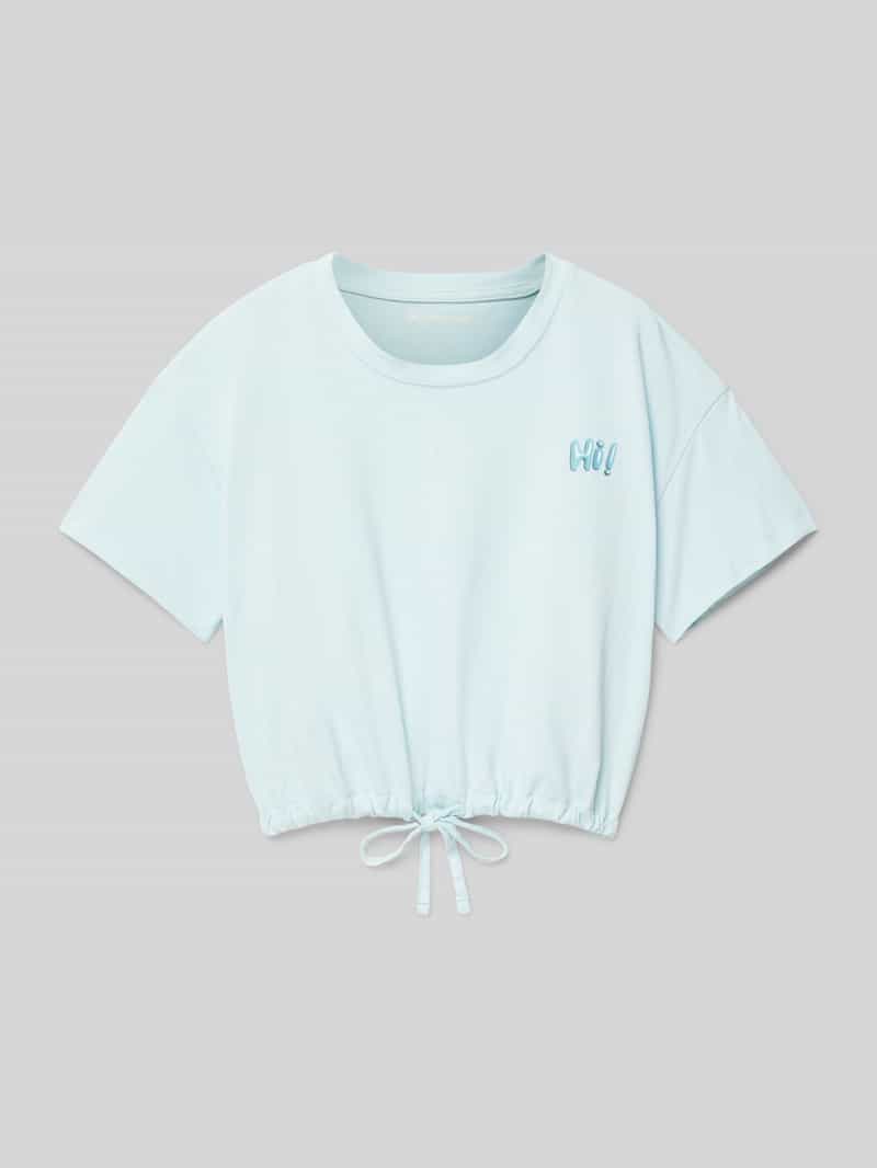 Tom Tailor Relaxed fit T-shirt van puur katoen met tekstprint