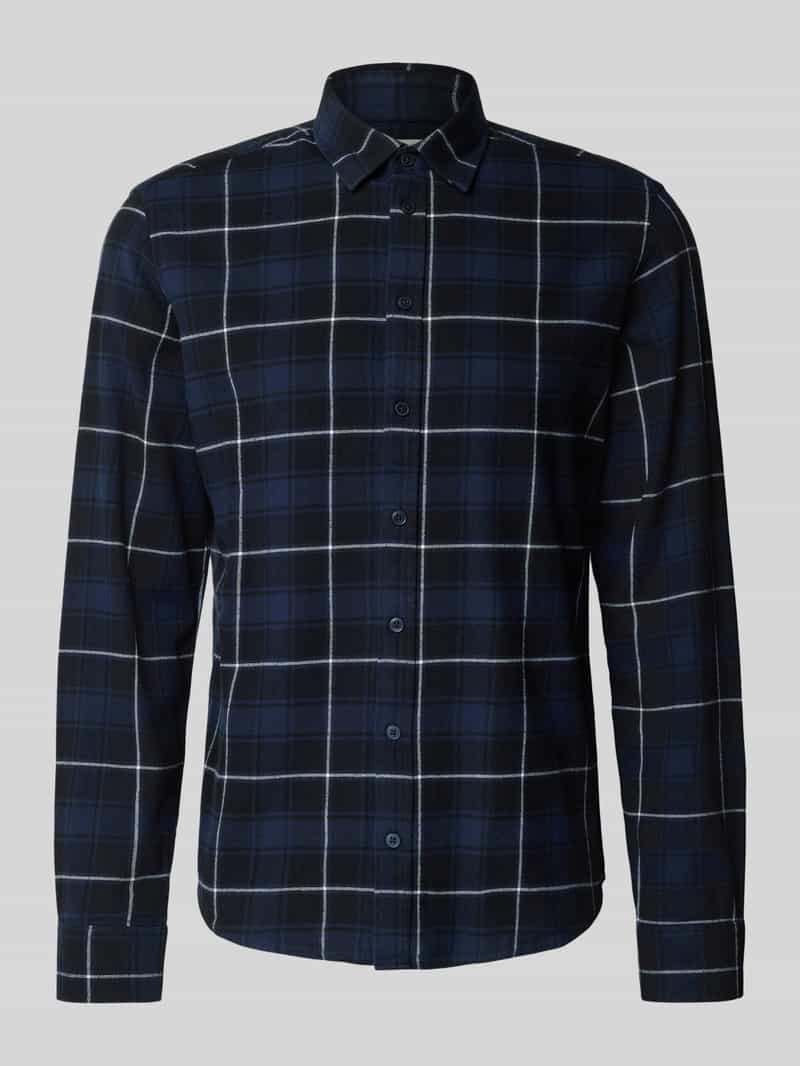 casual friday Regular fit vrijetijdsoverhemd met kentkraag model 'MACE'
