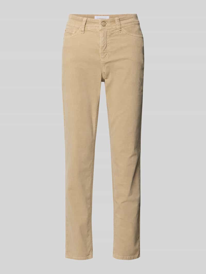 CAMBIO Corduroy broek in verkorte pasvorm model 'PIPER CROPPED'