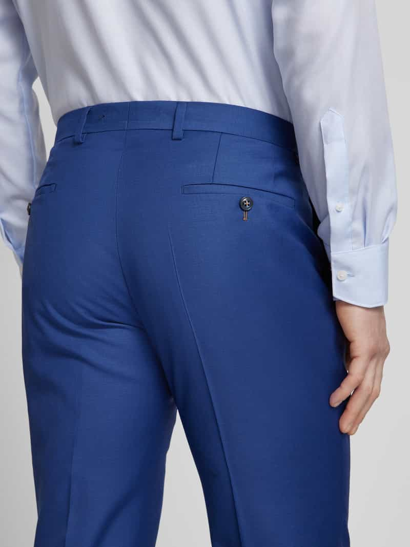 Roy Robson Slim fit pantalon met persplooien