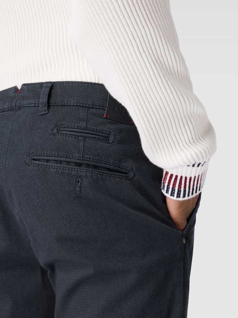 BRAX Broek met geweven motief model Fabio