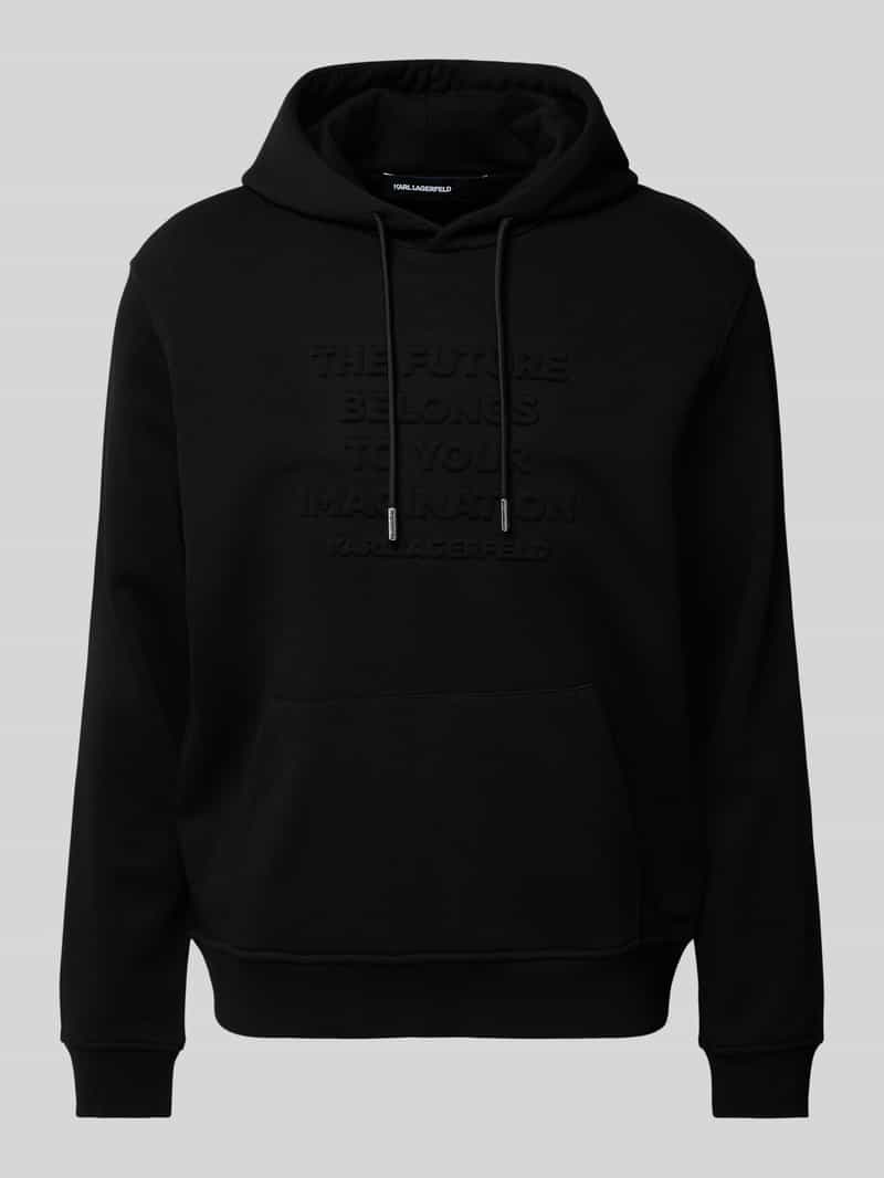 Karl Lagerfeld Hoodie met labelstitching