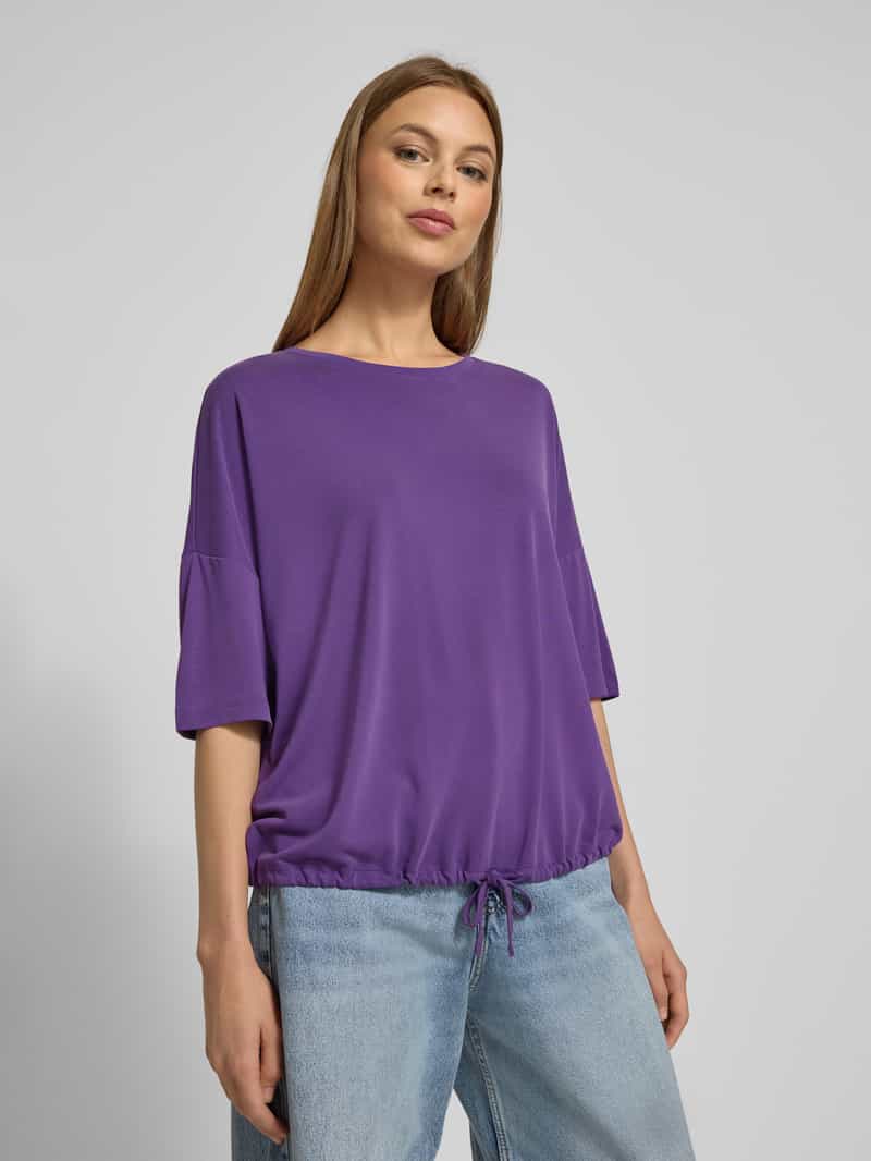 Christian Berg Woman T-shirt met ronde hals en extra brede schouders