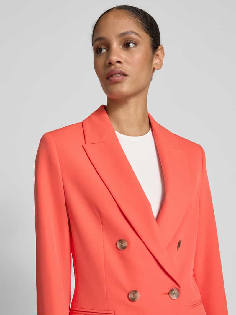 s.Oliver BLACK LABEL Slim fit lange blazer met 2-knoopssluiting
