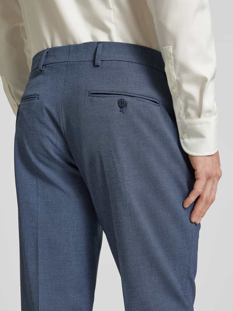 Selected Homme Slim fit pantalon met structuurmotief model 'LIAM'