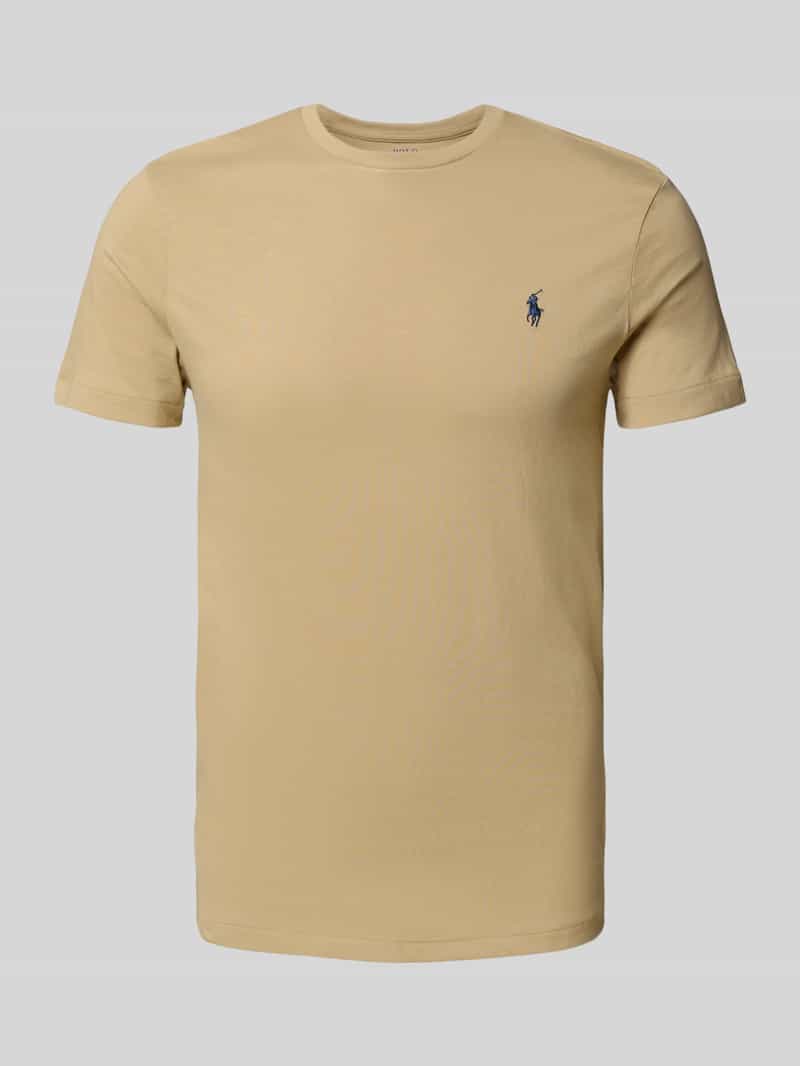 Polo Ralph Lauren Custom slim fit T-shirt met labelstitching