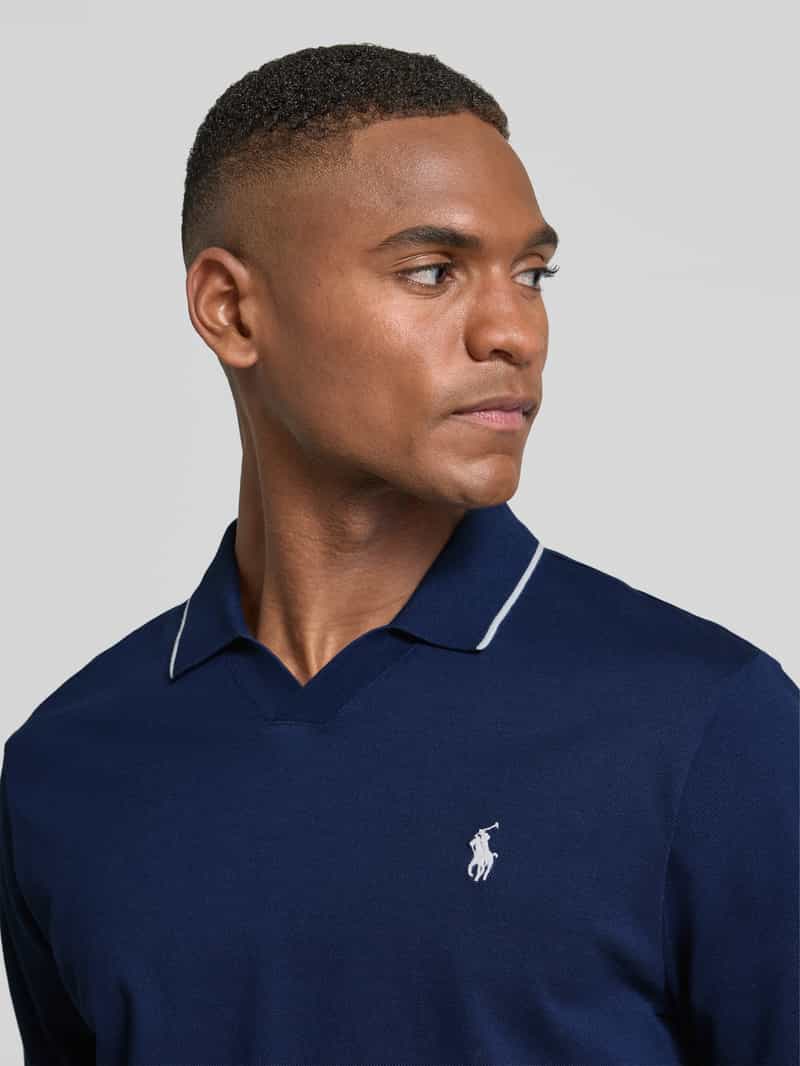 Polo Ralph Lauren Poloshirt met logostitching model 'JOHNNY'