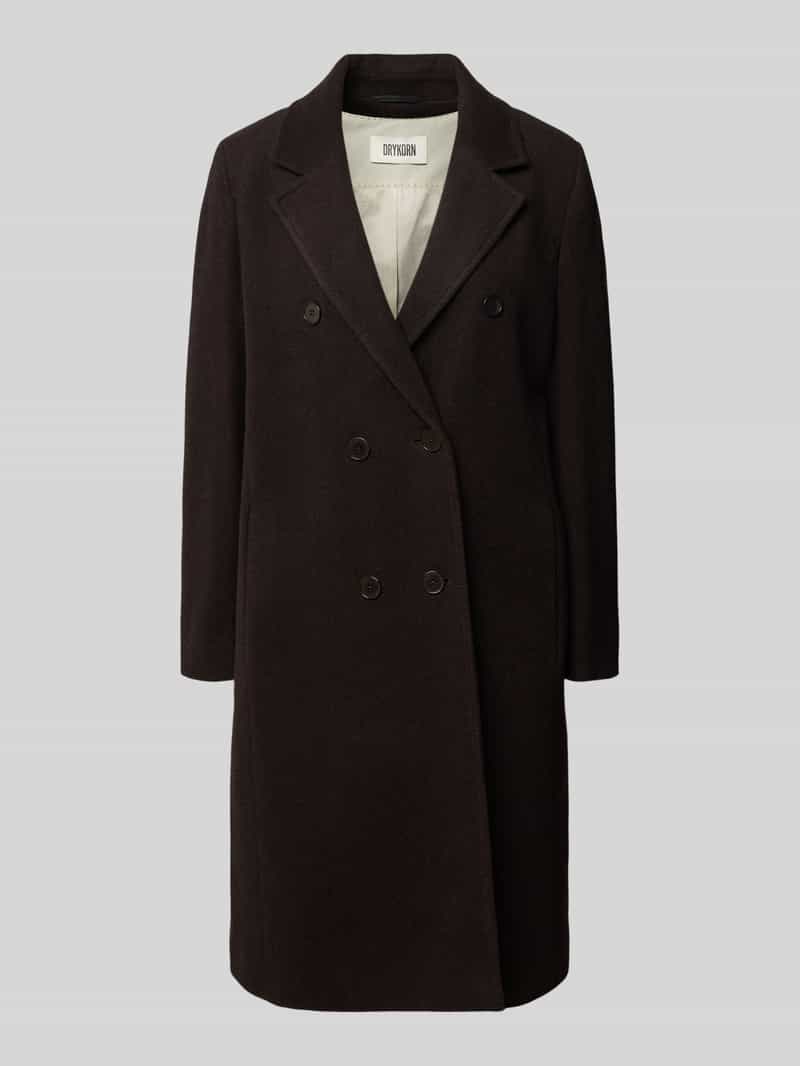 Drykorn Lange jas van wolmix model 'WALCOT'