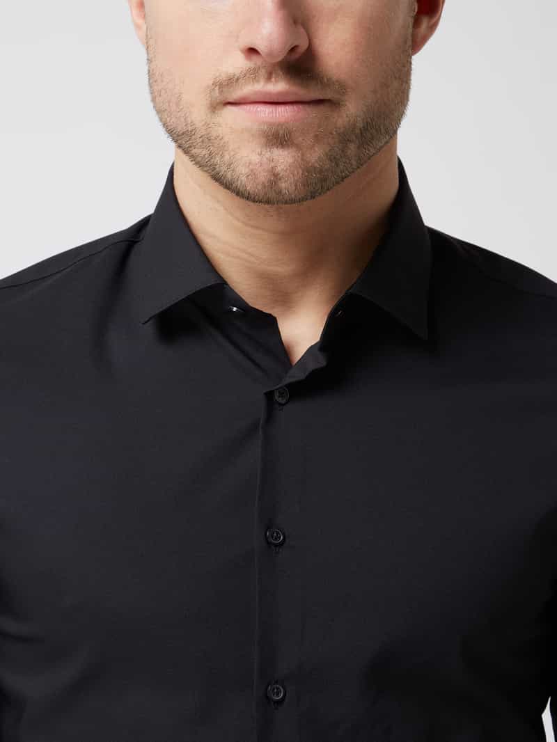 Jake*s Super slim fit zakelijk overhemd met stretchgehalte