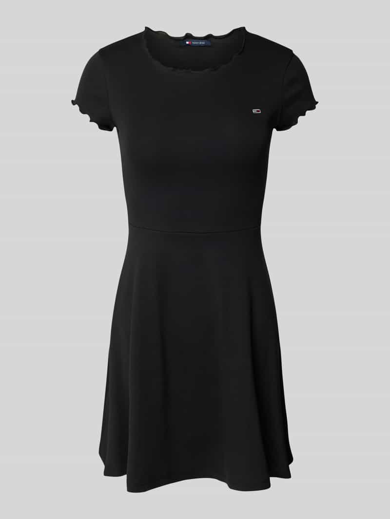Tommy Jeans Slim fit mini-jurk met ruches