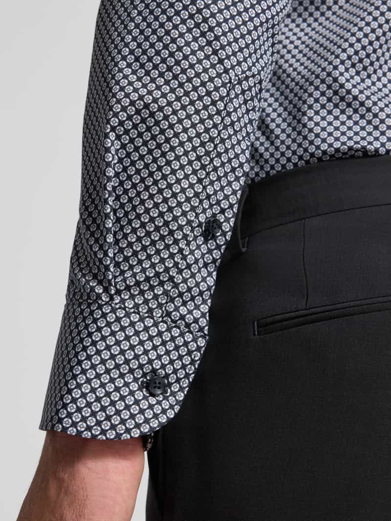 Eterna Slim fit zakelijk overhemd met kentkraag