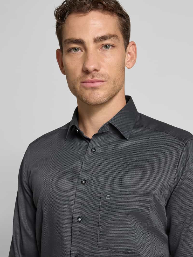 Olymp Modern fit zakelijk overhemd met kentkraag model 'NEW KENT'