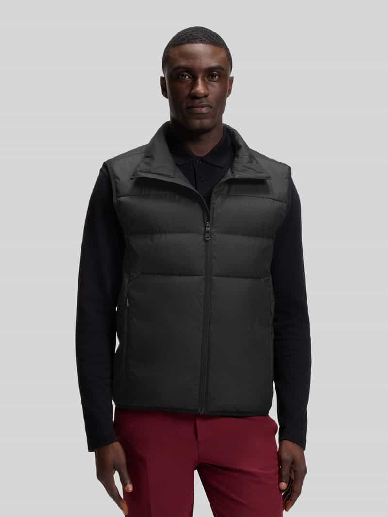 BOSS Green Regular fit bodywarmer met opstaande kraag model 'OW_Urbanex'