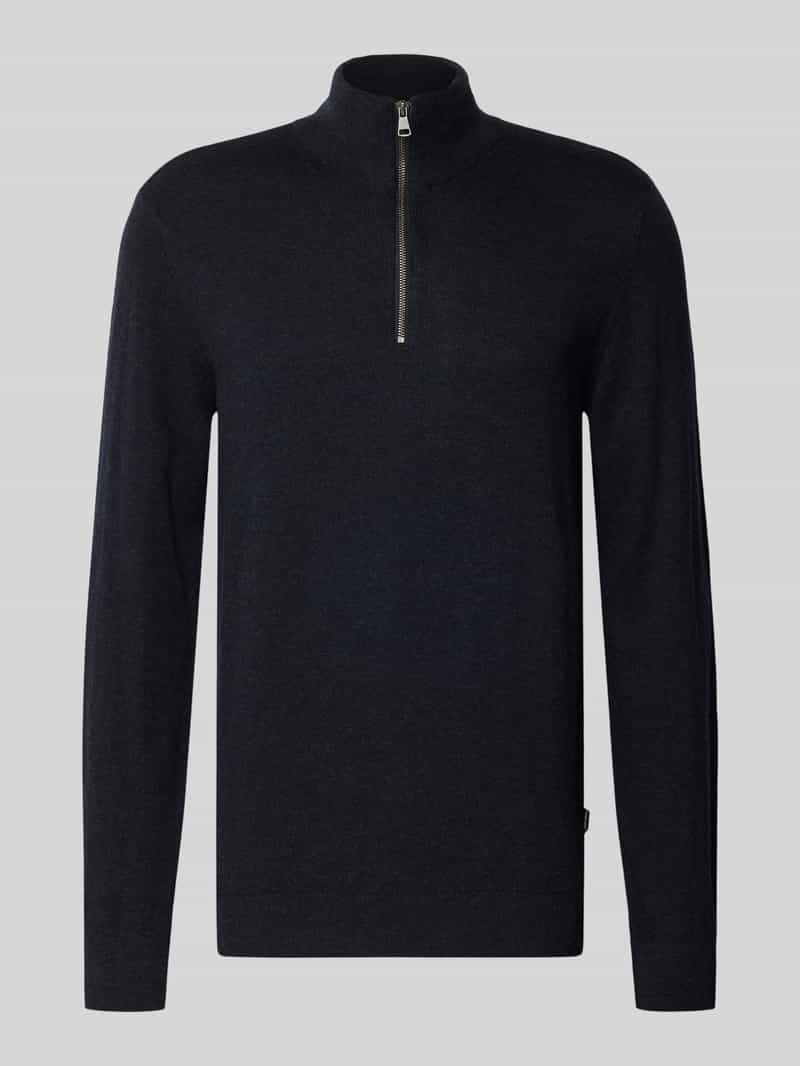 Blend Schipperstrui van katoenmix in gebreide look