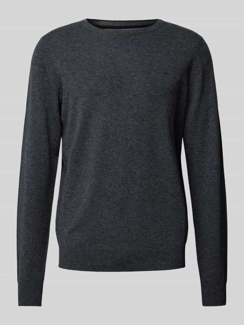 FYNCH-HATTON Gebreide pullover met labelstitching