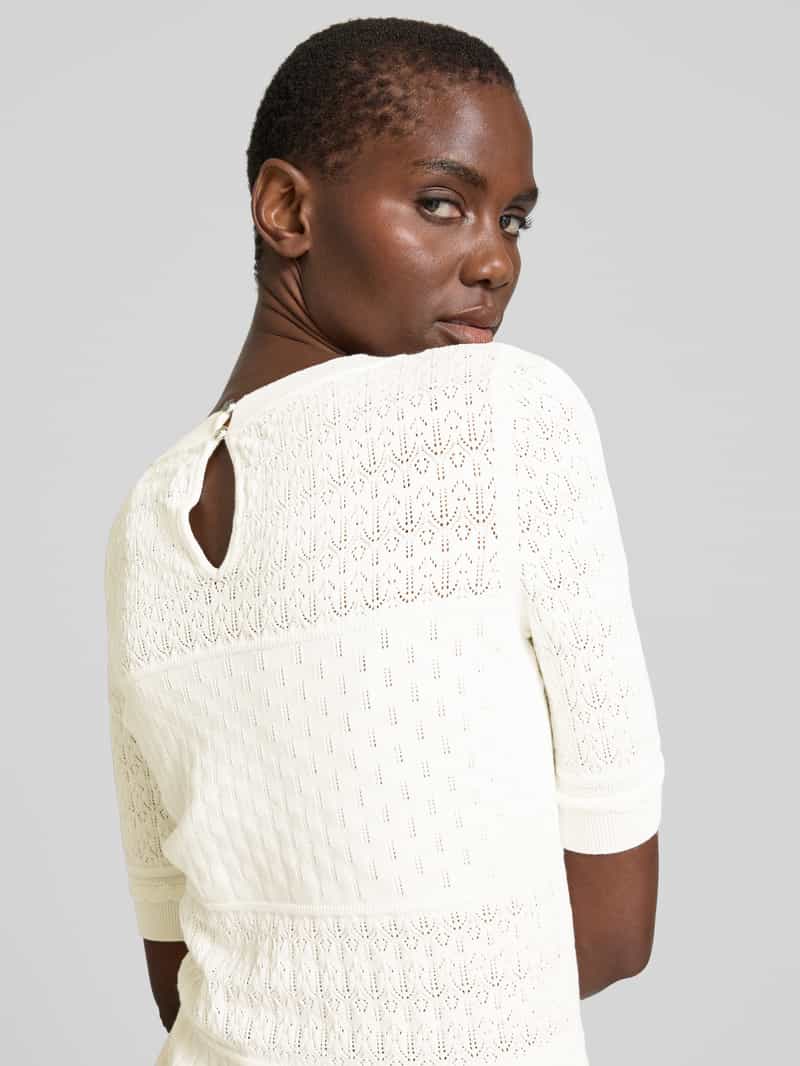 Boss Orange Gebreide pullover met ribboorden model 'Fhoenix'