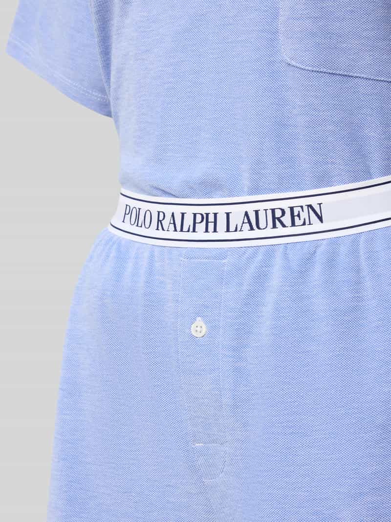 Polo Ralph Lauren Pyjama met logostitching model 'OXFORD'