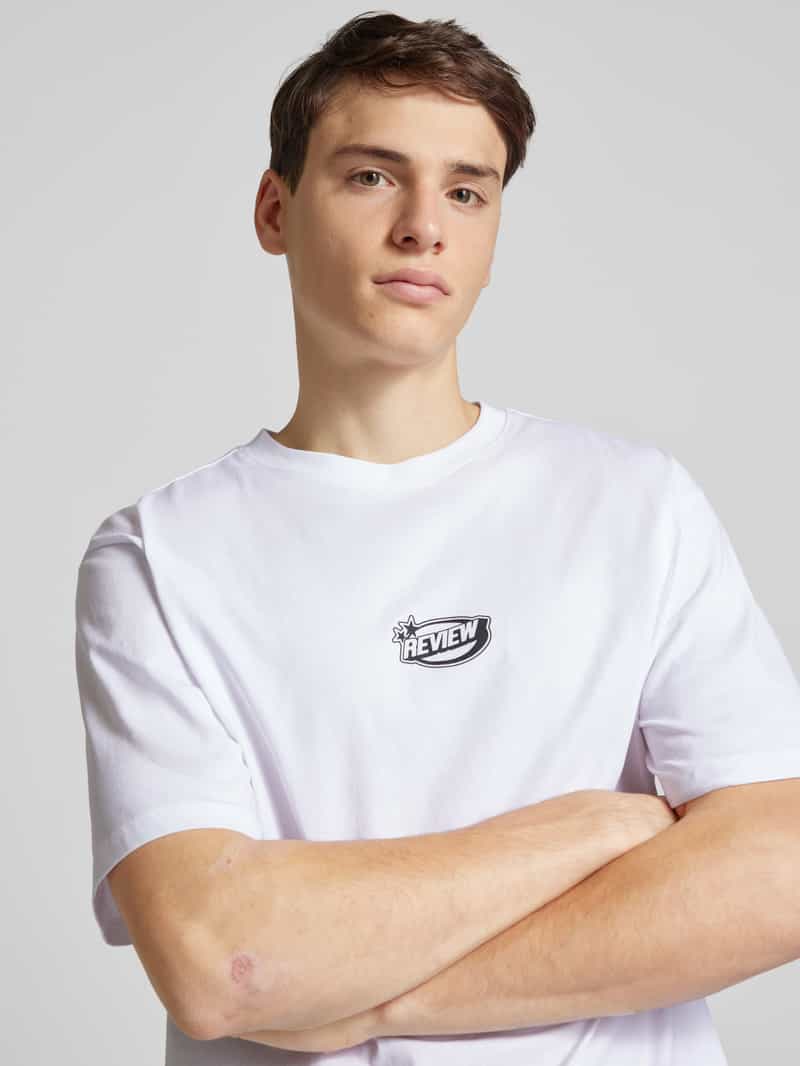 REVIEW T-shirt met labelprint