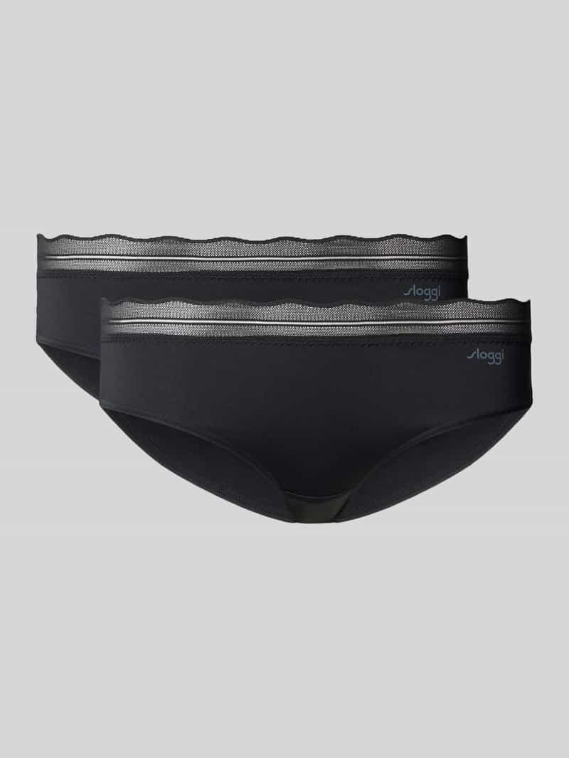 Sloggi Slim Fit hipster met logodetail model 'Go Blush'