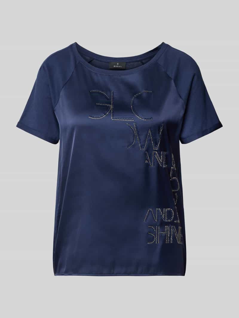 monari T-shirt met strass-steentjes