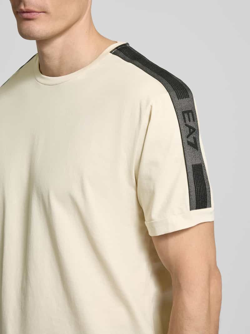EA7 Emporio Armani T-shirt met labelprint
