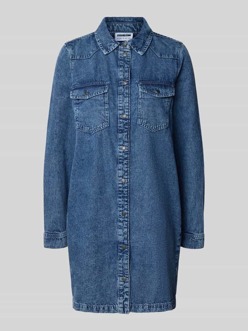 Noisy May Jeansjurk met borstzakken model 'NEW SIGNE'