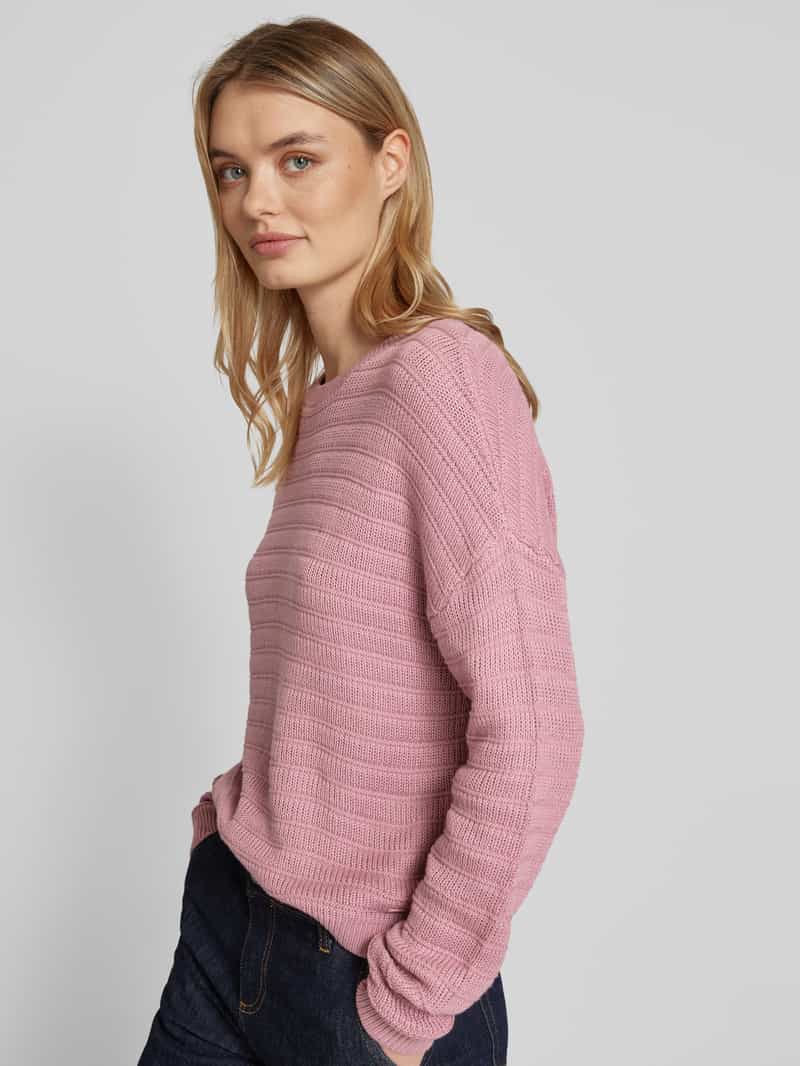 QS Gebreide pullover met ronde hals