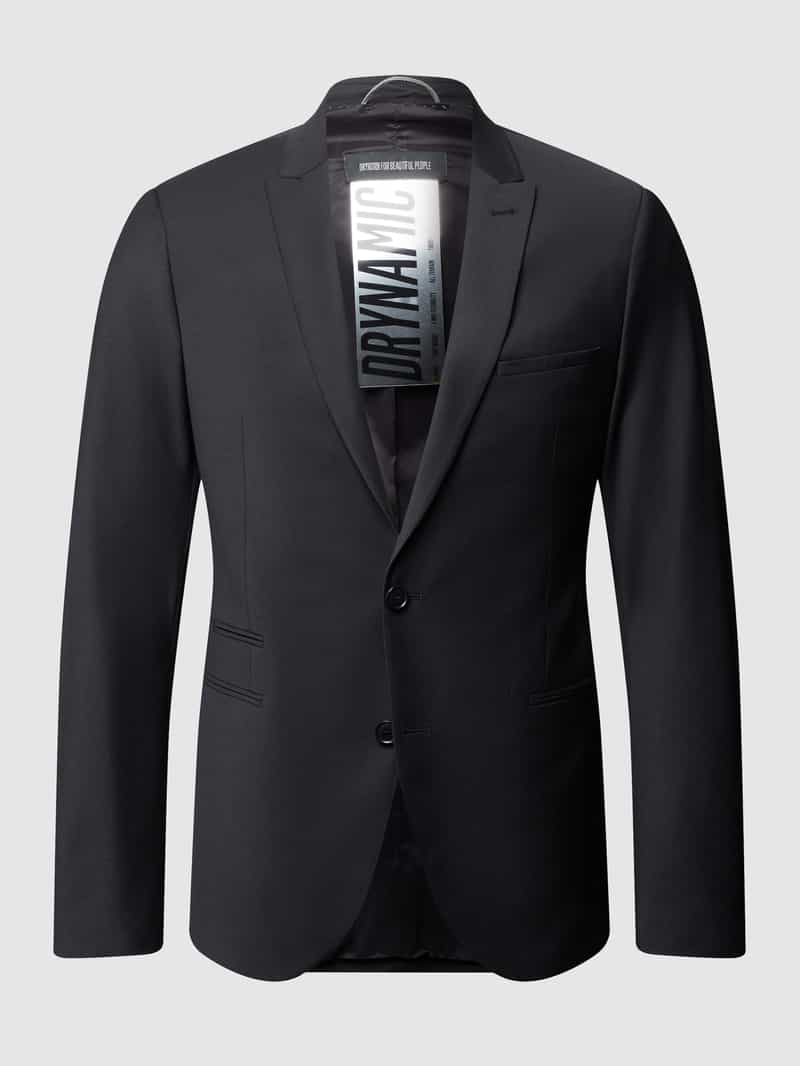 Getailleerd 2-knoops colbert met wol Model 'Irving' - 'Drynamic'