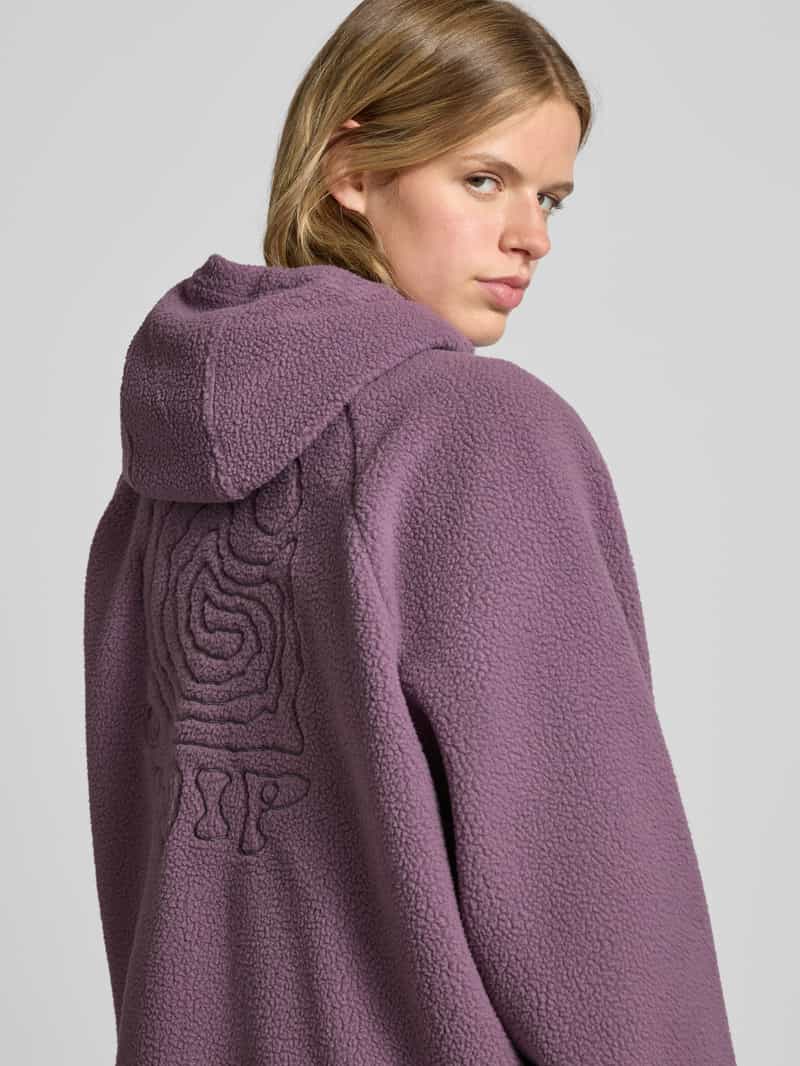 Carhartt Work In Progress Relaxed fit fleecejack met ritssluiting model 'Helix'