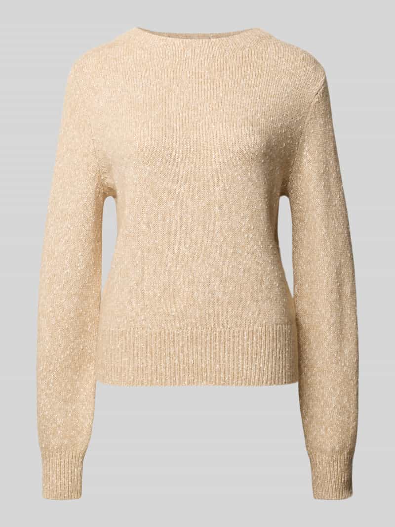 Opus Gebreide pullover met ronde hals model 'Panep'