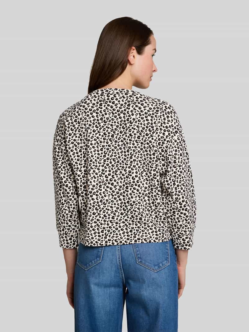 Tom Tailor Denim relaxed fit sweatshirt van katoenmix